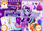  Equestria Girls Fashion Design Sketchbook