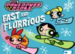 Power Puff Girls Fast and Flurrious Snow Boarding 
