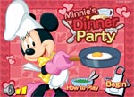 Minnie's Diner Party game