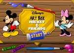 Mickey and friends Art Box game