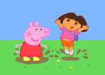 Igrice Dora meets Peppa Pig 