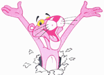 Pink Panther coloring 